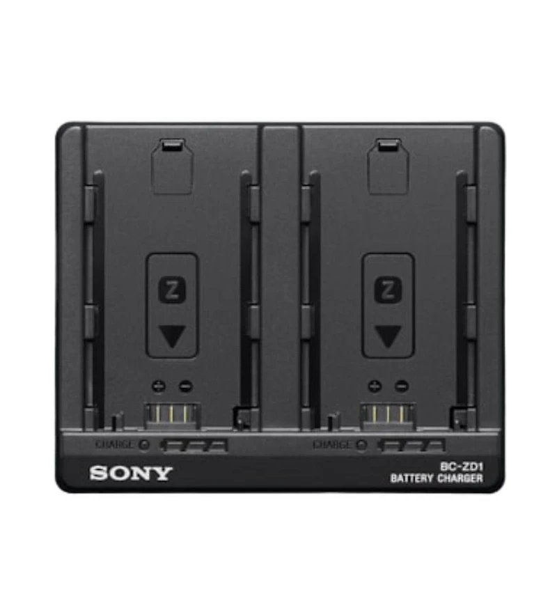 Sony Bc ZD1 Black Dual Battery Charger for Sony Z Battery Model Np FZ100