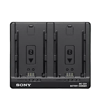 Sony Bc ZD1 Black Dual Battery Charger for Sony Z Battery Model Np FZ100