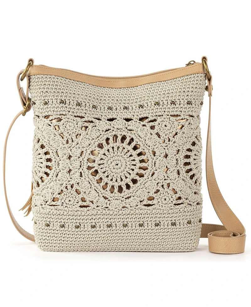 The Sak Women's Lucia Crochet Small Crossbody Bag