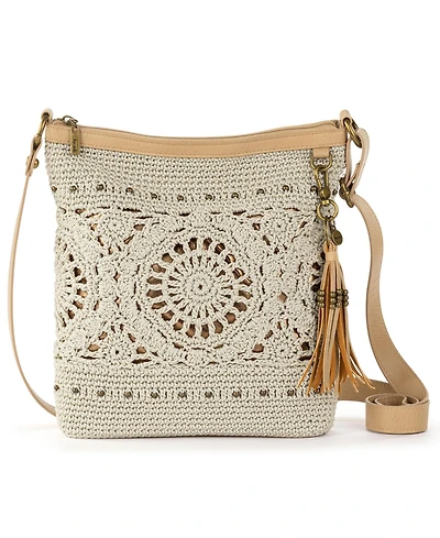 The Sak Women's Lucia Crochet Small Crossbody Bag