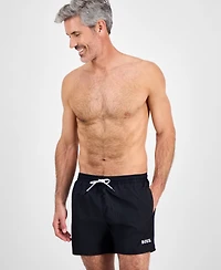 Boss by Hugo Men's Lee Drawstring 5.3" Swim Trunks, Created for Macy's