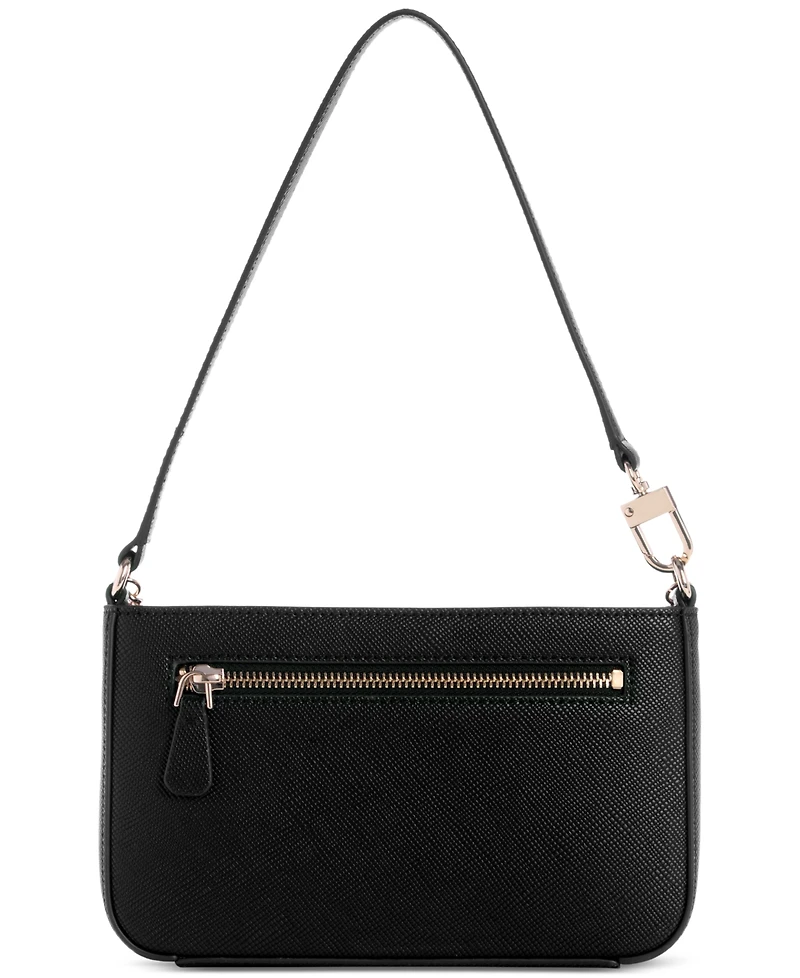 Guess Noelle Mini Top Zip Shoulder With Removeable Chain