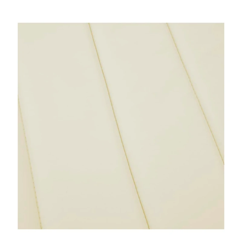 Sun Lounger Cushion Cream 78.7"x19.7"x1.2" Oxford Fabric