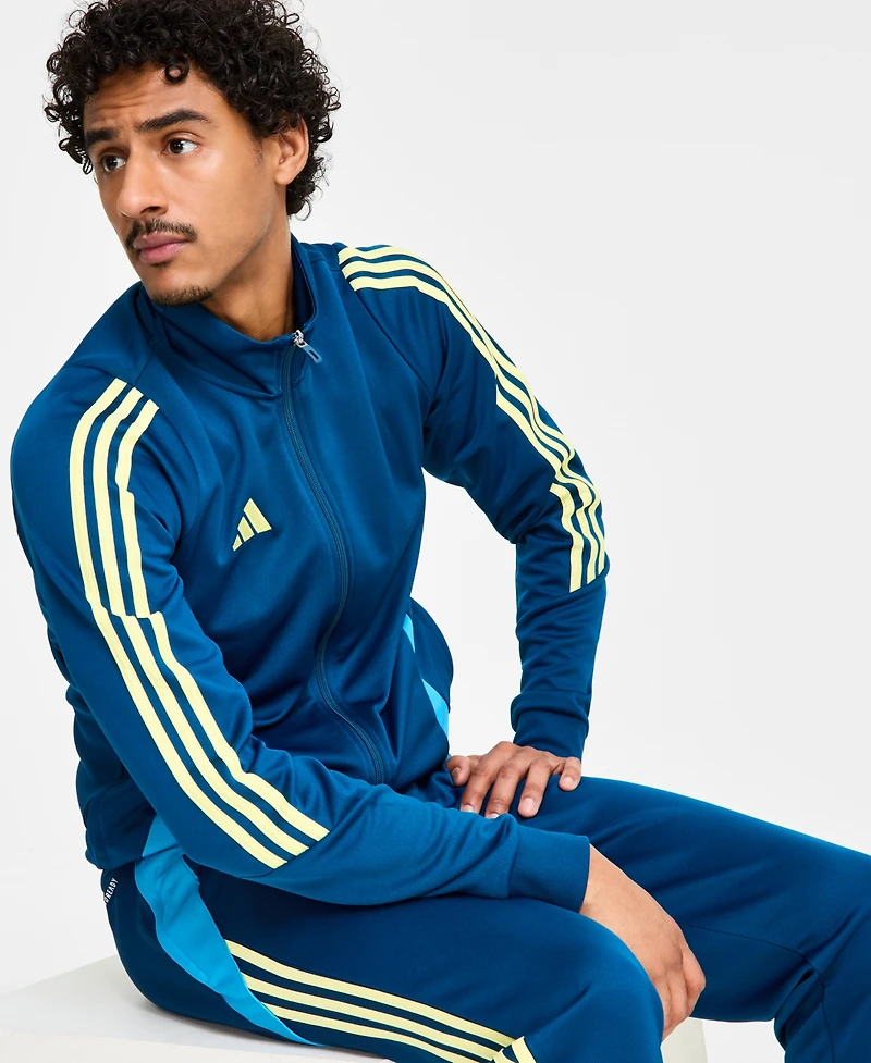 adidas Men's Tiro 24 Slim-Fit Performance 3-Stripes Track Jacket