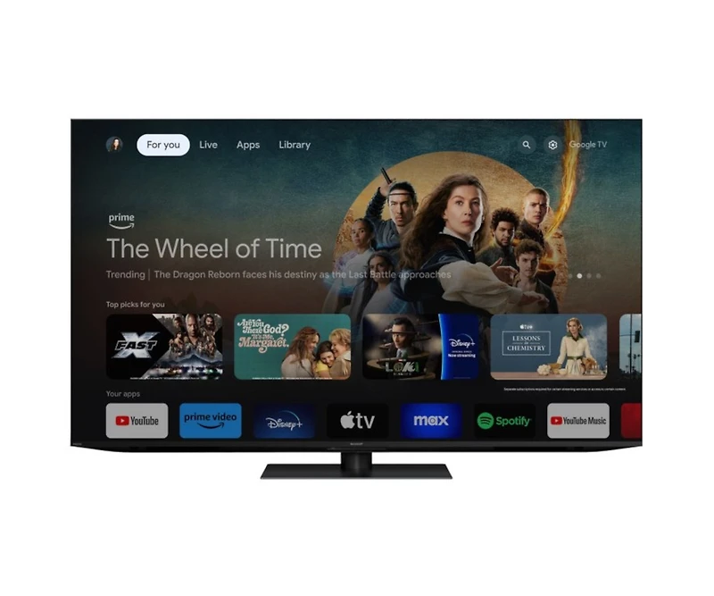 65 inch Class Aquos Xled Series Mini Led 4K Smart Tv - 4TC65FV1U