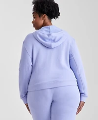 Id Ideology Plus Size Soft Touch Full-Zip Hoodie, Exclusively at Macy's