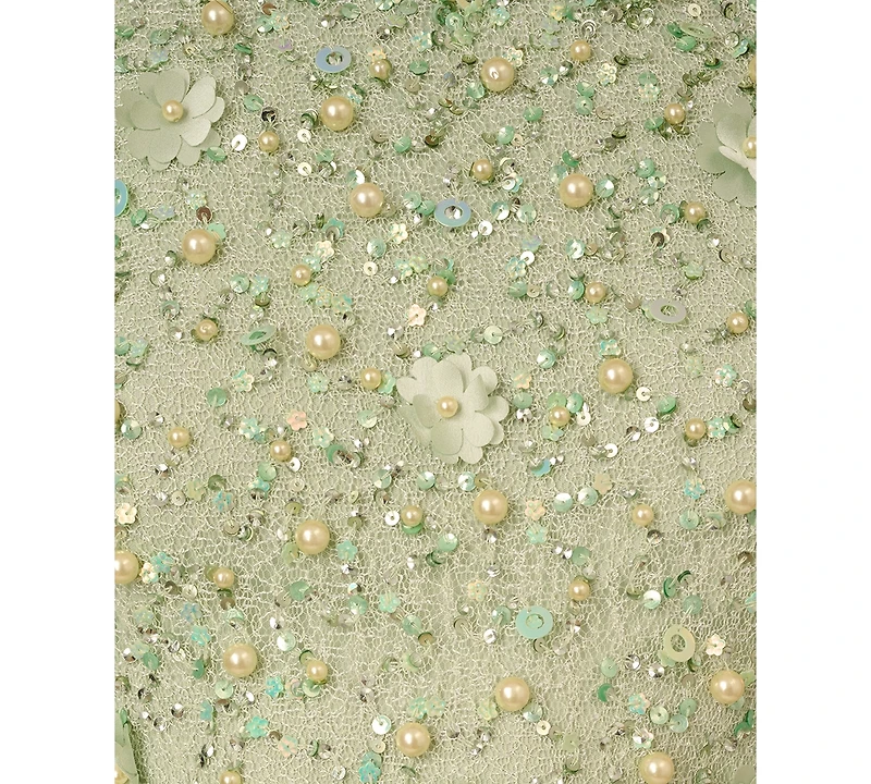 Adrianna Women's Embellished Halter-Neck Sleeveless Shift Dress