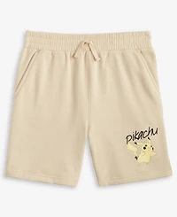 Pokemon Little & Big Boys Pikachu Fleece Shorts