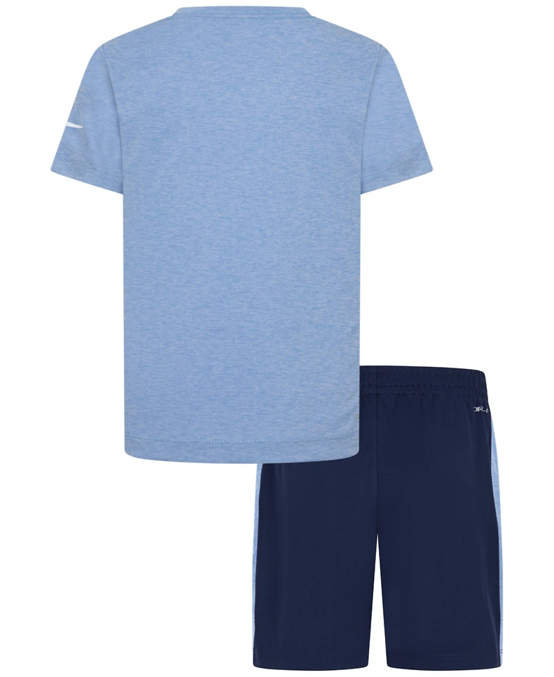 Nike Little Boys Dri-fit Dropset T-Shirt & Shorts Set