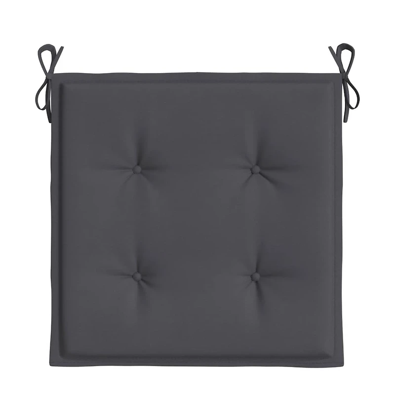 Garden Chair Cushions 4 pcs Anthracite 19.7"x19.7"x1.6" Oxford Fabric