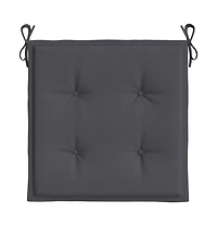 Garden Chair Cushions 4 pcs Anthracite 19.7"x19.7"x1.6" Oxford Fabric