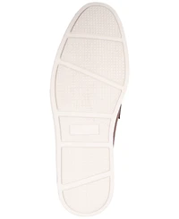 Alfani Men's Callumm Leather Slip-On Saddle Loafers, Exclusively at Macy's