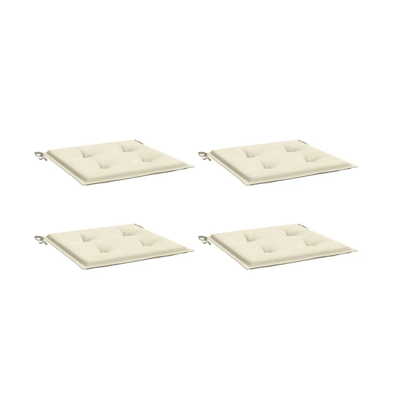 vidaXL Garden Chair Cushions 4 pcs 19.7"x19.7"x1.2" Oxford Fabric