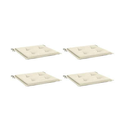 vidaXL Garden Chair Cushions 4 pcs 19.7"x19.7"x1.2" Oxford Fabric