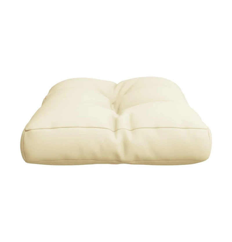 vidaXL Pallet Cushion Cream 19.7"x15.7"x4.7" Fabric