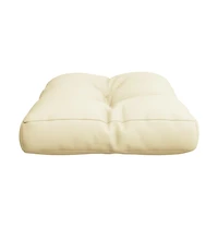 vidaXL Pallet Cushion Cream 19.7"x15.7"x4.7" Fabric