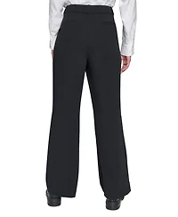 Karl Lagerfeld Paris Women's Bootcut High-Rise Pants