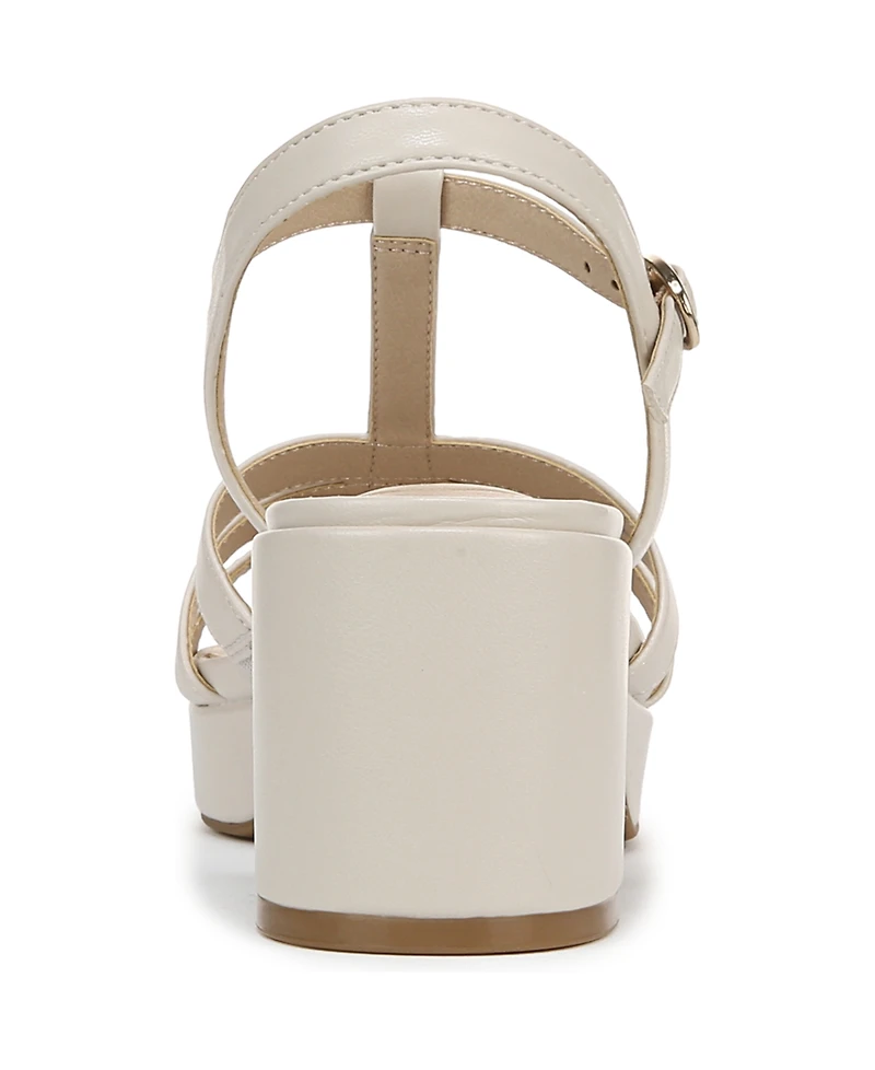 LifeStride Women's Rio Strappy Platform Block Heel Dress Sandals