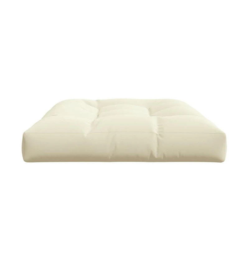 Pallet Cushion Cream 47.2"x31.5"x4.7" Fabric
