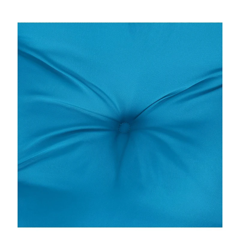 vidaXL Pallet Cushion Blue 47.2"x31.5"x4.7" Fabric