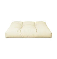 vidaXL Pallet Cushion Cream 31.5"x31.5"x4.7" Fabric