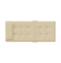vidaXL Highback Chair Cushions 6 pcs Beige Oxford Fabric