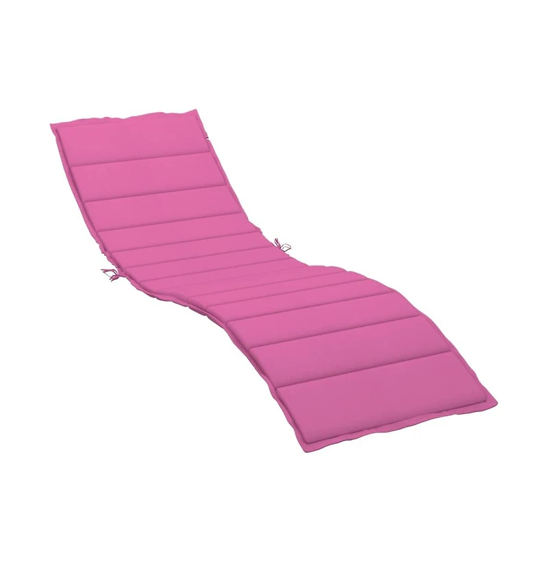 vidaXL Sun Lounger Cushion Pink Oxford Fabric