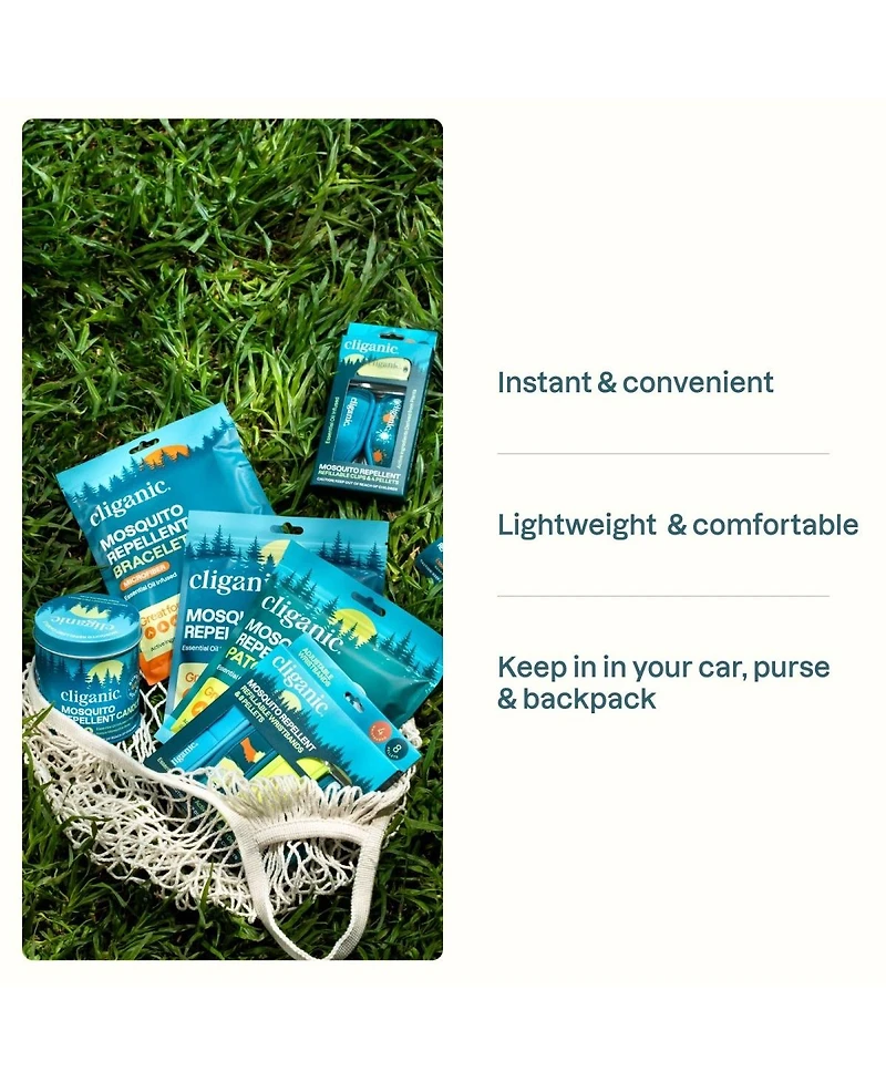 Cliganic Mosquito Repellent Patches - Animal - 180 Count
