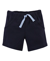 Hudson Baby Cotton Bodysuit, Shorts and Shoe Set