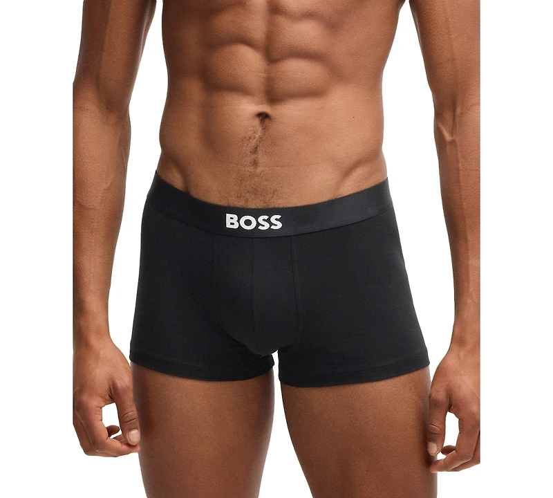 Boss by Hugo Boss Men's 3-Pack Icon Logo Trunks