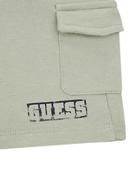 Guess Baby Boy 2-Piece Short Sleeve Gradient Logo T-Shirt and Cargo