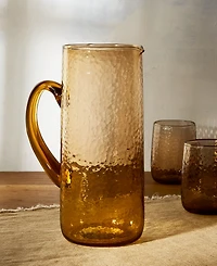 Oake Amber Textured Pitcher, Exclusively at Macy's