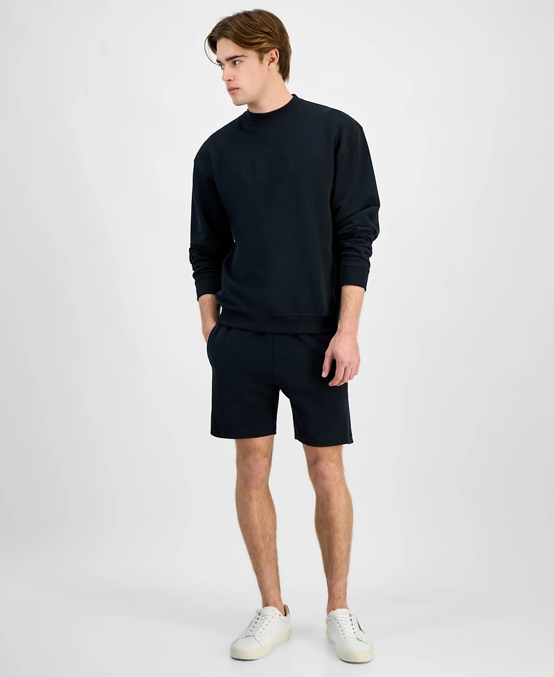 Boss by Hugo Boss Men's David Relaxed-Fit Logo Embroidered Pajama Sweatshirt