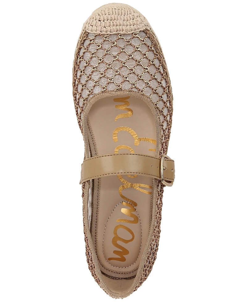 Sam Edelman Women's Mackie Mary Jane Espadrille Flats