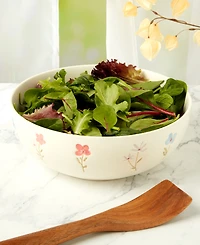 Haven 10.5" Floral Stoneware Serving Bowl