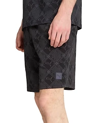 Puma Men's Essential Logomania Allover Print Shorts