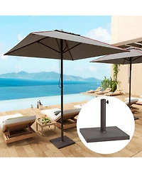 Outsunny Patio Umbrella Base 32 lbs Umbrella Sd for 1.5"/1.9",