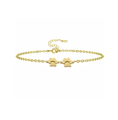 Fureverly Double Paw Print Bracelet