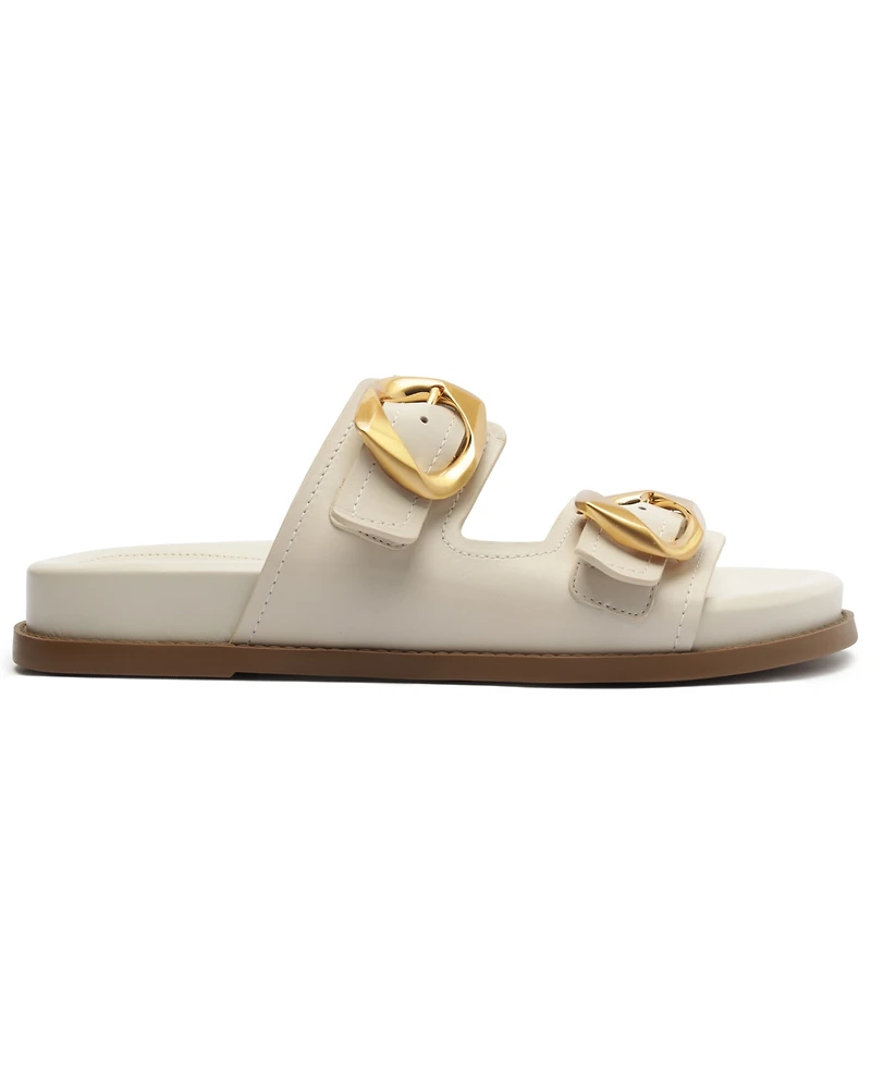 Schutz Women's Olga Sporty Round Toe Flat Sandals
