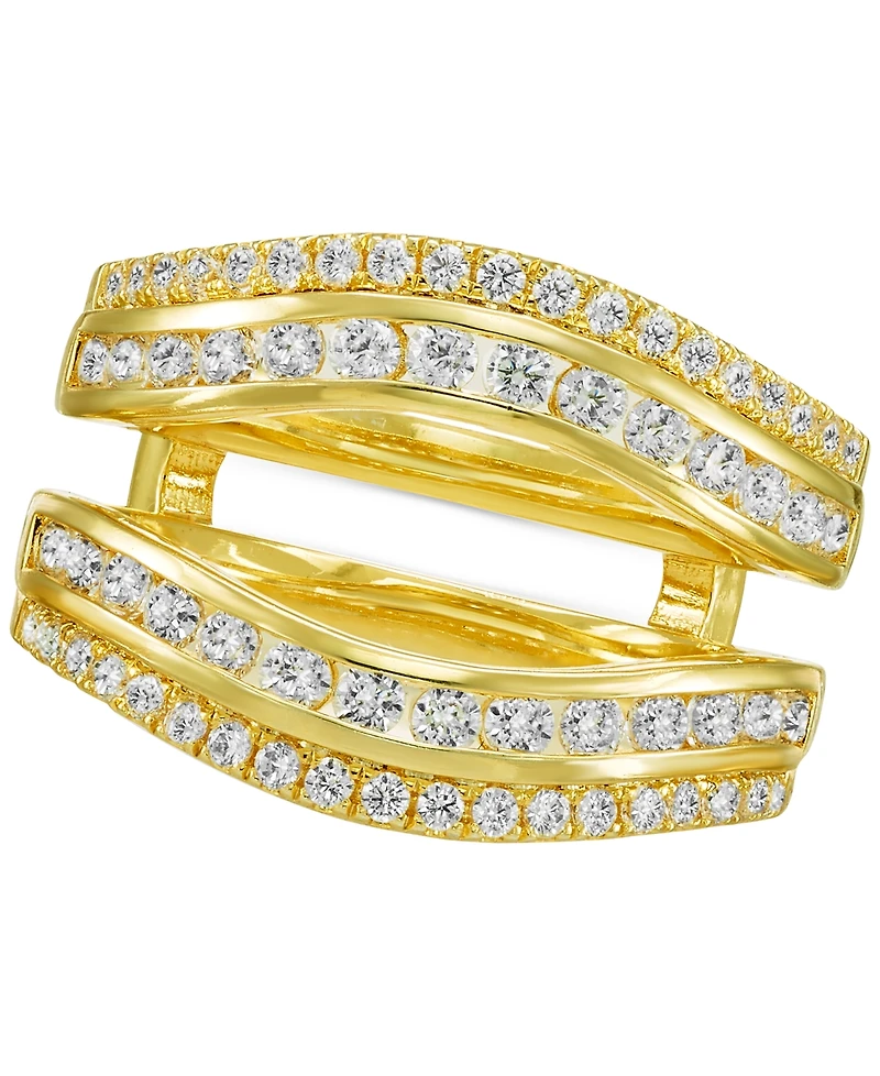 Macy's Diamond Guard Ring (1 ct. t.w.) in 14k Yellow Gold