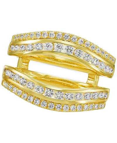 Macy's Diamond Guard Ring (1 ct. t.w.) in 14k Yellow Gold
