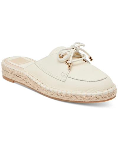 Dolce Vita Women's Hatie Bow Espadrille Boat Slide Mules