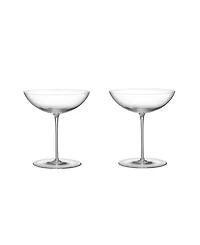 Orrefors Geometry Cocktail Glass, Set of 2