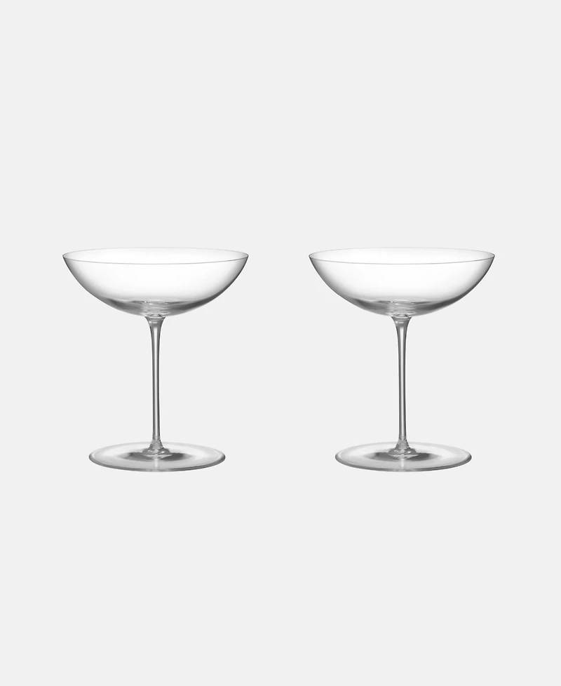 Orrefors Geometry Cocktail Glass, Set of 2