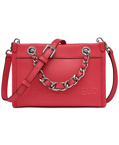 Karl Lagerfeld Paris Savoie Leather Crossbody