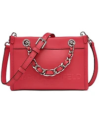 Karl Lagerfeld Paris Savoie Leather Crossbody