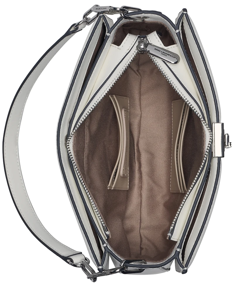 Karl Lagerfeld Paris Ivette Leather Shoulder