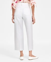 Jones New York Petite Patch-Pocket Wide-Leg Pants