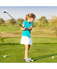 Junior Complete Golf Club Set for Kids with Rain Hood Right Hand Children Golf Age 8-10 Years Old