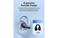 Baseus True Wireless Earbuds Bluetooth 5.3 Open Ear Headphones Sport Earphones,AirGo White